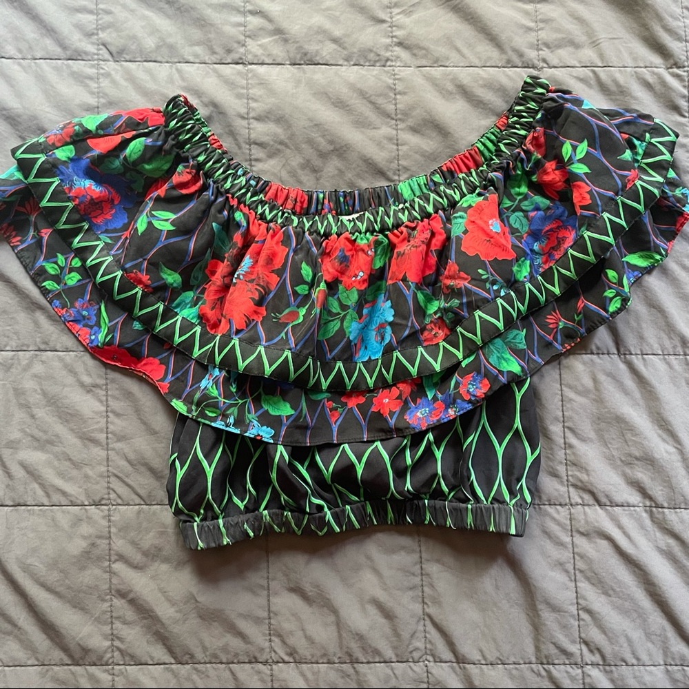 KENZO BY H&M TROPICAL CROP TOP